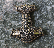 DAGR, THOROVO KLADIVO, BRONZ - VIKINGSKÉ AMULETY