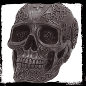 KELTSKÁ LEBKA - CELTIC IRON SKULL - FIGURKY, LAMPY, TĚŽÍTKA