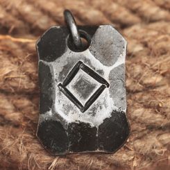 INGWAZ, kovaná runa, amulet
