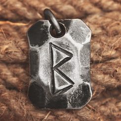 BERKANO, kovaná runa, amulet