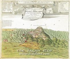 BLOKS BERGS, historická mapa, faksimile