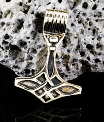 BIRGIR, Thorovo kladivo, bronz, amulet