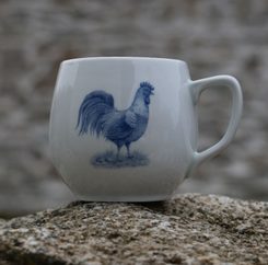 KOHOUT, hrnek 0,3l, český porcelán