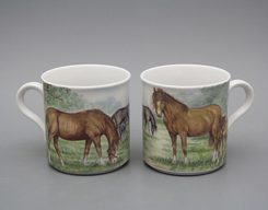 KONĚ, Hrnek Klasik 0,25l, český porcelán