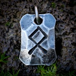 OTHILA, kovaná runa, amulet