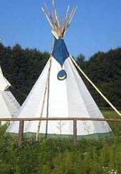 TEEPEE, TÝPÍ, indiánský stan, 5,5 m