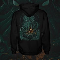 CULT OF CTHULHU mikina zipper, Naav