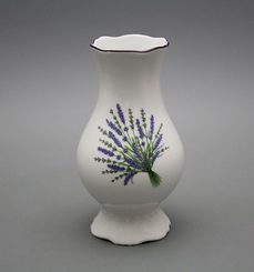 Váza 16cm Ofélie Levandule, karlovarský porcelán