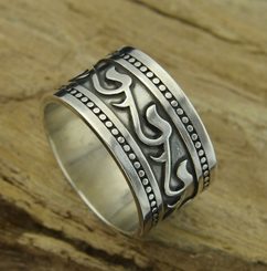 ISKRA, slovanský prsten, stříbro 925, 10 g