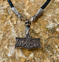 OSEBERG DRAKKAR bolo, bronzový vikinský náhrdelník