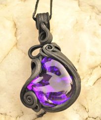 PURPUROVÝ SEN - fantasy amulet