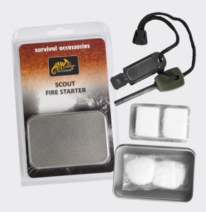 KŘESADLO - SCOUT FIRE STARTER SET - OHEŇ - KŘESADLA, ZAPALOVAČE, SVĚTLA{% if kategorie.adresa_nazvy[0] != zbozi.kategorie.nazev %} - BUSHCRAFT{% endif %}