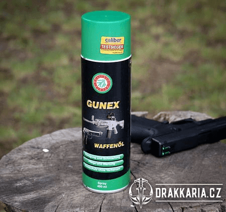 GUNEX, BALLISTOL, OLEJ NA ZBRANĚ, SPRAY, 400 ML