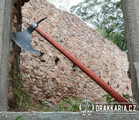 BOJOVÁ SEKERA, 13. - 15. STOLETÍ, DEKORAČNÍ REPLIKA