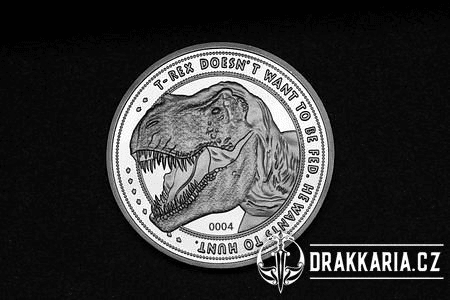 SBĚRATELSKÁ MINCE JURSKÝ PARK T-REX