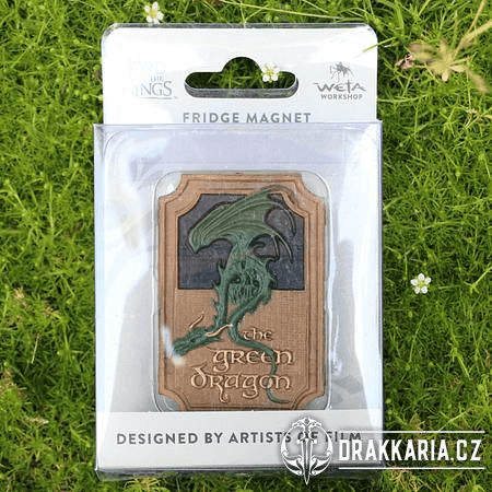 LORD OF THE RINGS -  MAGNET THE GREEN DRAGON