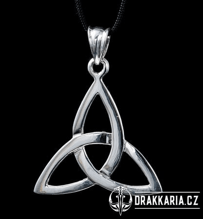 TRIQUETRA, KELTSKÝ PŘÍVĚŠEK, STŘÍBRO 925