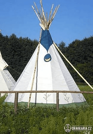 TEEPEE, TÝPÍ, INDIÁNSKÝ STAN, 5,5 M