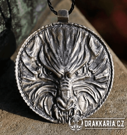 VLK - VELKÝ MEDAILON, VLČÍ TALISMAN, AMULET