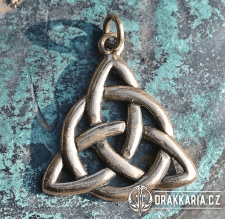 TRIQUETRA, BRONZ, AMULET