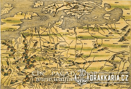 NEJSTARŠÍ MAPA EVROPY, HISTORICKÁ MAPA, FAKSIMILE