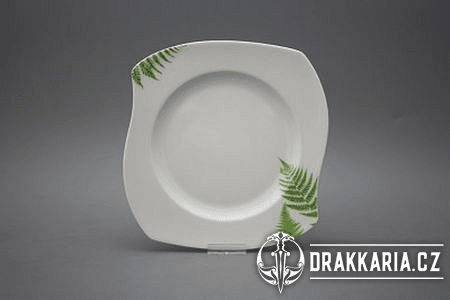 KAPRADINA, DEZERTNÍ TALÍŘ, 25.5 CM, ČESKÝ PORCELÁN