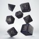 RUNIC MIXED-BLUE & GOLD DICE SET, SADA RPG HRACÍCH KOSTEK - HRACÍ KOSTKY - HRY A KNIHY