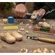 DÁRKOVÁ VYŘEZÁVACÍ SADA BEAVERCRAFT DIY10 DŘEVÁKY- WOODEN CLOGS CARVING KIT - ŘEZBÁŘSKÁ DLÁTA - TÁBOŘENÍ A ŘEMESLA