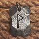 WUNJO, KOVANÁ RUNA, AMULET - KOVANÉ ŠPERKY - ŠPERKY