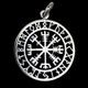 VEGVÍSIR - ISLANDSKÁ RUNA, STŘÍBRNÝ PŘÍVĚSEK, AG 925, MALÝ - PŘÍVĚSKY - STŘÍBRNÉ ŠPERKY
