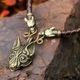 VIKINGSKÝ VLK, BOLO - KOMPLET, ZINEK - VIKINGSKÉ AMULETY - ŠPERKY