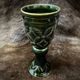 ČÍŠE - ZELENÁ 0,4 L, 20 CM - HISTORICKÁ KERAMIKA - STOLOVÁNÍ