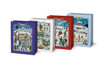 taška vánoční L LADA mix č.1 (260x340x140) 5250658