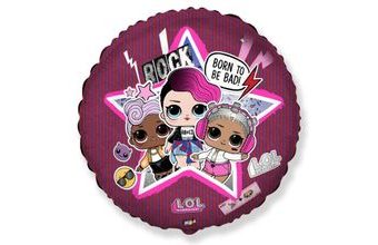 Balón foliový LOL STAR 45cm