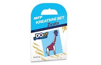 kreativní set - Žirafa - fóliová technika 1041993
