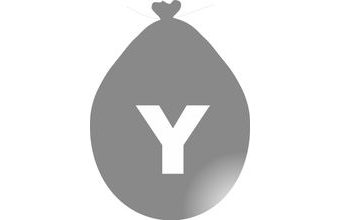 Balónek písmeno Y stříbrné