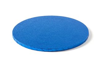 Kulatá podložka pod dort modrá 30 x 1,2 cm