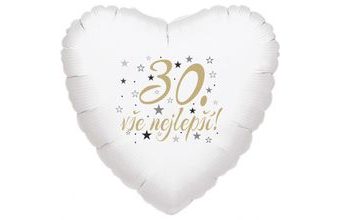 30. narozeniny balónek srdce