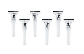 Frkačky stříbrné 6 ks 20 cm