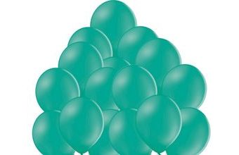 Balónky tyrkysové 013 - 50 kusů