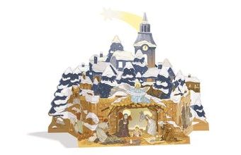 betlém venkovský, skládanka z kartonu BS-06 1120010