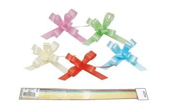 stahovací stuha 2/50 hladká 2 pastel mix 5660205