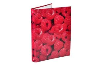 Pořadač A4 4kr. lamino maliny