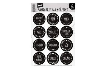 samolepky na kořenky 16,2x23cm koření 1160103