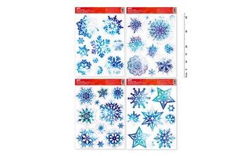 okenní fólie vánoce glitr VA001 30x42cm 8885721
