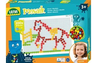 Mozaika velká, 15mm barevná hladká