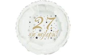 27. narozeniny balónek kruh