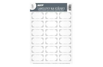 samolepky na kořenky 16,2x23cm čisté 1160101