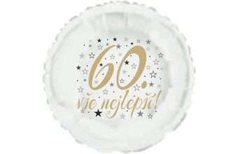 60. narozeniny balónek kruh