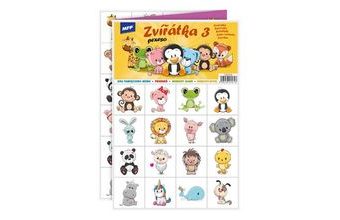pexeso 3xA4 Zvířátka 3 5301038